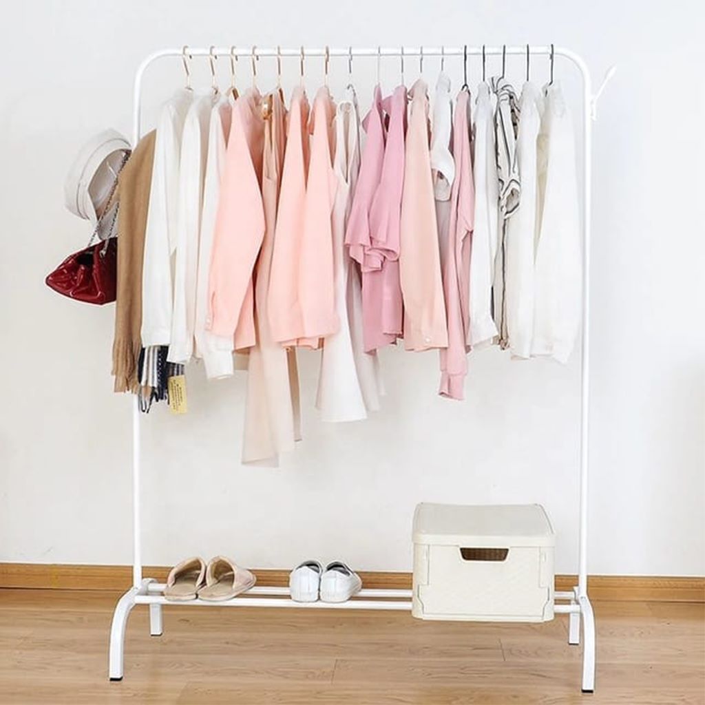 Steel Clothes Hanger Stand - Cloths Hanger.12 - 100×40×180 cm