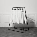 شماعة ملابس ستيل  110×50×170 سم Cloths Hanger.2