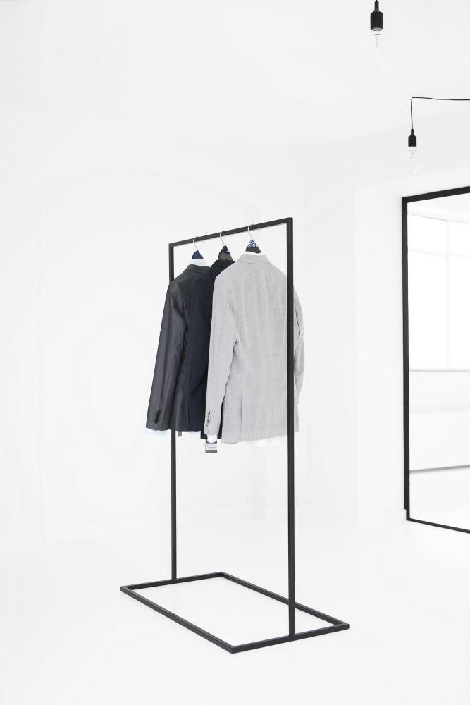 Steel Clothes Hanger Stand - Cloths Hanger.5 - 80×40×180 cm