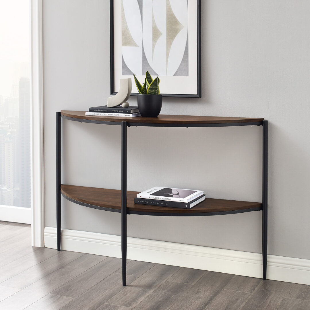 كونسول Console.1 من ستيل وخشب MDF بمقاس 100×50×90 سم