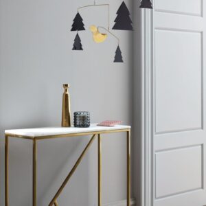 كونسول ستيل بسطح رخام كرارة مقاس 110×40×90 سم Console.15