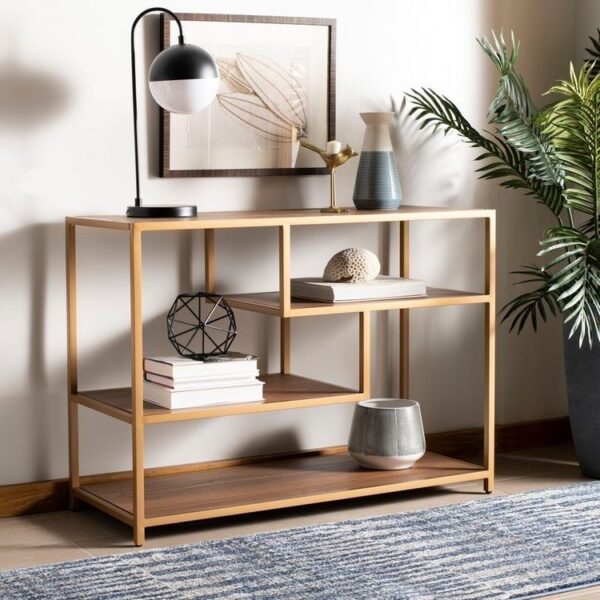 كونسول ستيل وخشب MDF  مقاوم للصدأ والخدوش Console.55