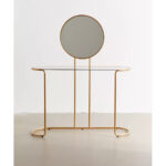 Console.9 كونسول ستيل مع سطح زجاجي 120×40×90 سم