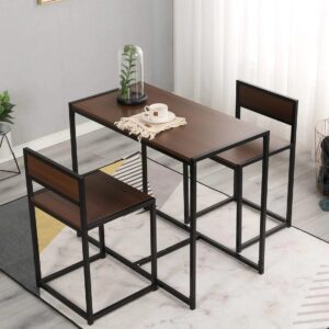 ترابيزة سفرة Dining.8 ستيل مع سطح MDF مقاس 90×50×75 سم