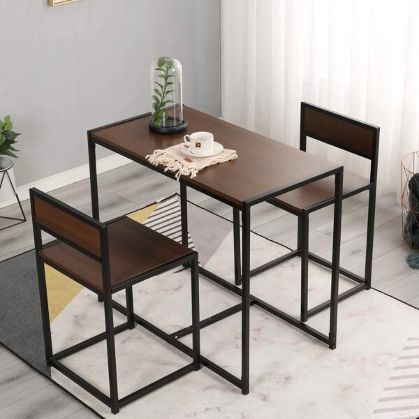 ترابيزة طعام ستيل بسطح MDF 90×50×75 سم Dining.8