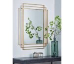 Rectangular Steel Mirror 60 x 90 Cm Anti-Rust Finish Mirror.5