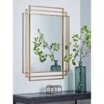 Rectangular Steel Mirror 60 x 90 Cm Anti-Rust Finish Mirror.5