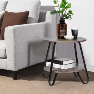 ترابيزة جانبية ST.64 بإطار ستيل وسطح MDF