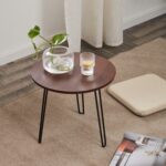 ترابيزة جانبية ST.70 بإطار ستيل وسطح خشب MDF