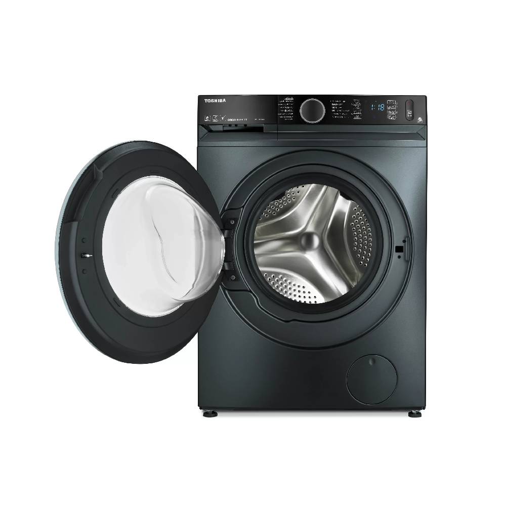 غسالة توشيبا 10.5 كجم بالبخار انفرتر رمادي TWD-BK115GF4EG(MK)