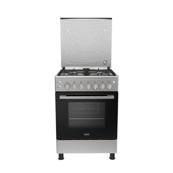 بوتاجاز غاز زانوسي كول إيزي 4 شعلة استانلس ستيل ZCG62196XB