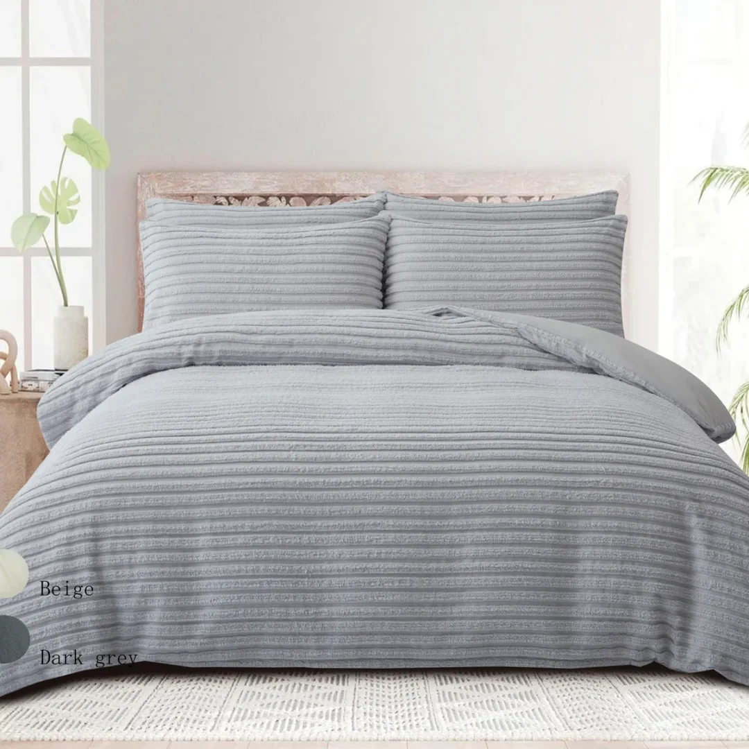 Forbed Duvet Bounce 240\240 Cm cotton 3 Pieces ( Duvet +2 pillow case 50\70 )