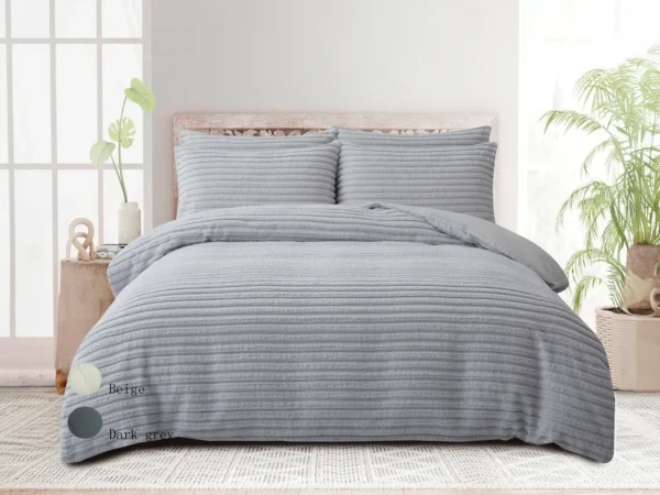 Forbed Duvet Bounce 240\240 Cm cotton 3 Pieces ( Duvet +2 pillow case 50\70 )