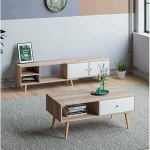 Living Room Set TV Unit 180 Cm Coffee Table100 Cm HPL Coating ANT1126