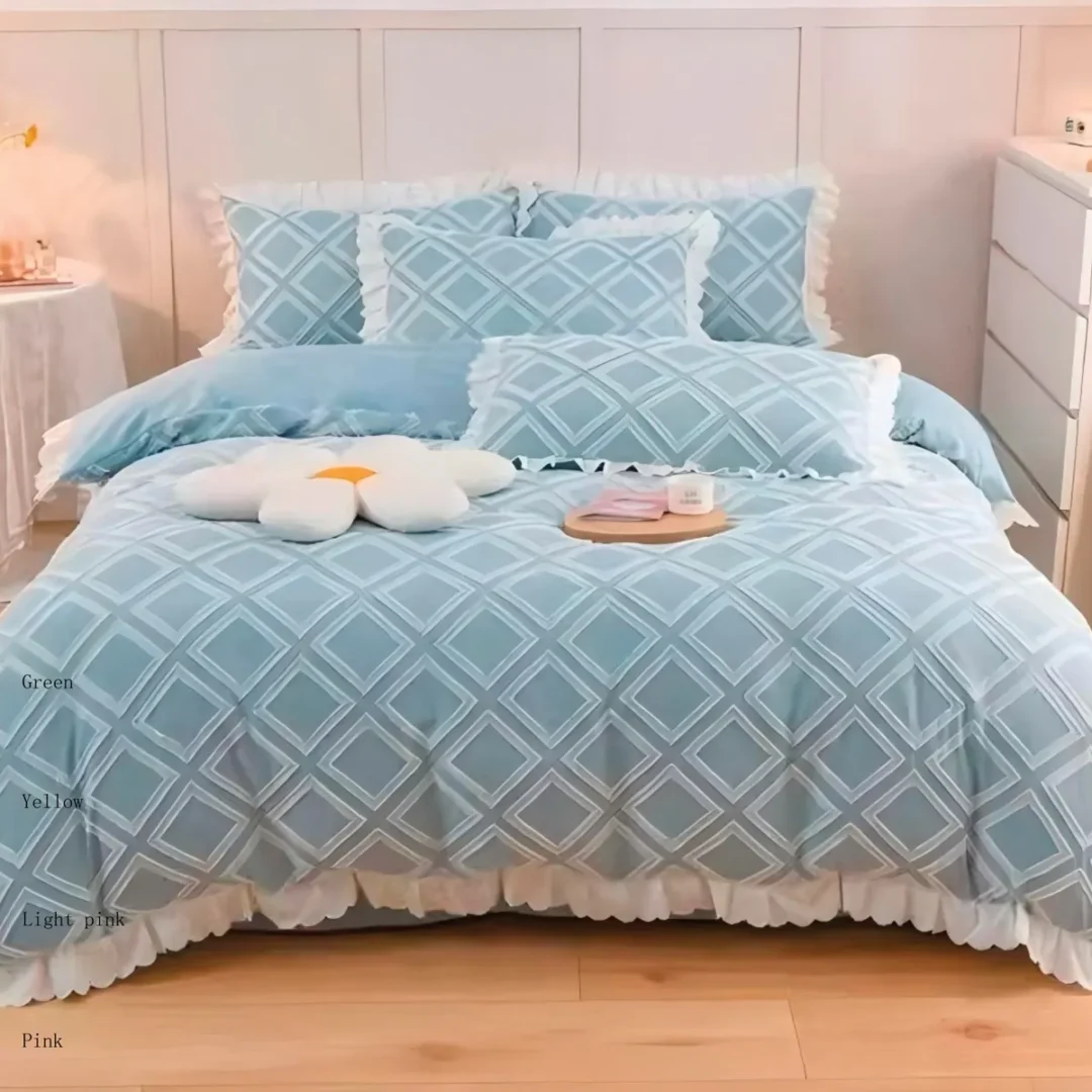 Forebed Duvet Waffle Super cotton touch fabric 240\240( Duvet + 2 pillow case 50\70 )