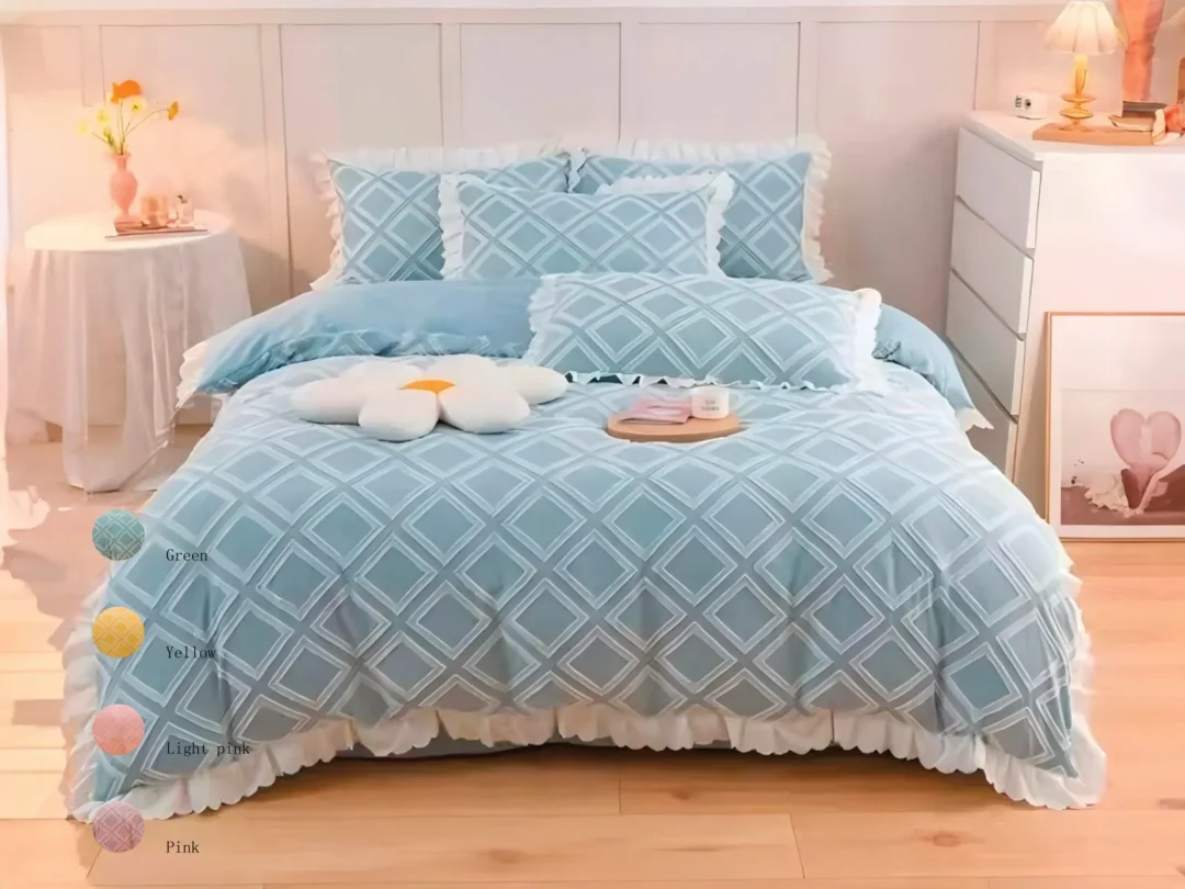 Forebed Duvet Waffle Super cotton touch fabric 240\240( Duvet + 2 pillow case 50\70 )