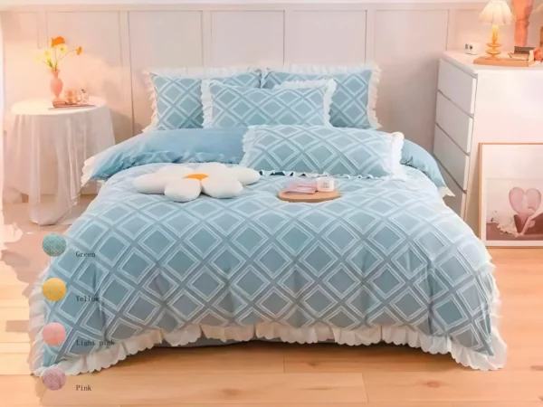 Forebed Duvet Waffle Super cotton touch fabric 240\240( Duvet + 2 pillow case 50\70 )