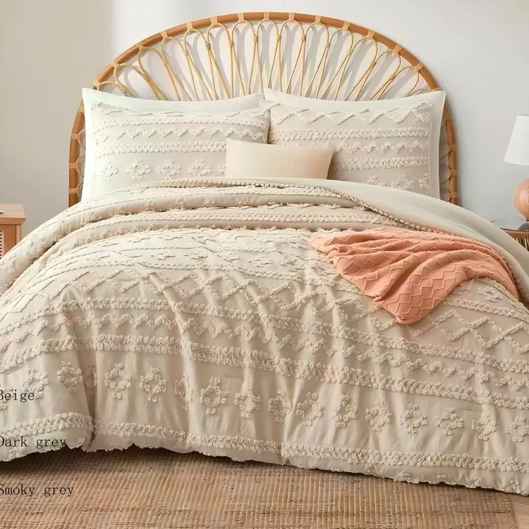 Duvet Wave Super cotton touch fabric 240\240 ( Duvet + 2 pillow case 50\70 )