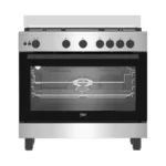 اشتري الان بوتاجاز غاز بيكو 90 سم 5 شعلة أمان كامل بمروحة أسود BGGR11125GB (9152131014)