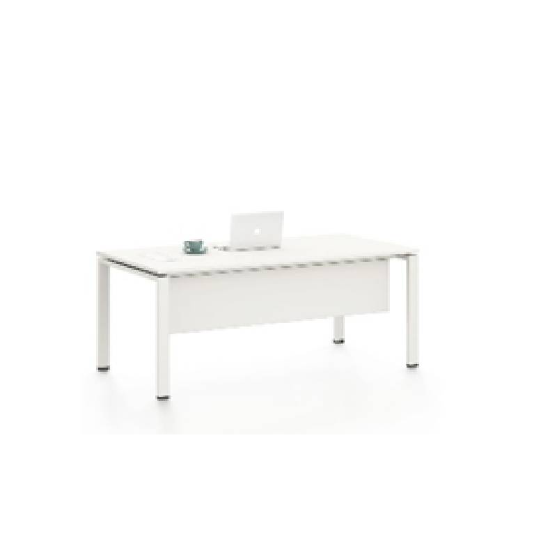 مكتب شاسيه معدني هورايزون بقرصة MDF إسباني 120×60 سم