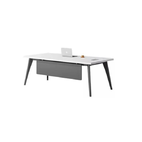 مكتب شاسيه معدني RICH بقرصة MDF إسباني 120×60 سم