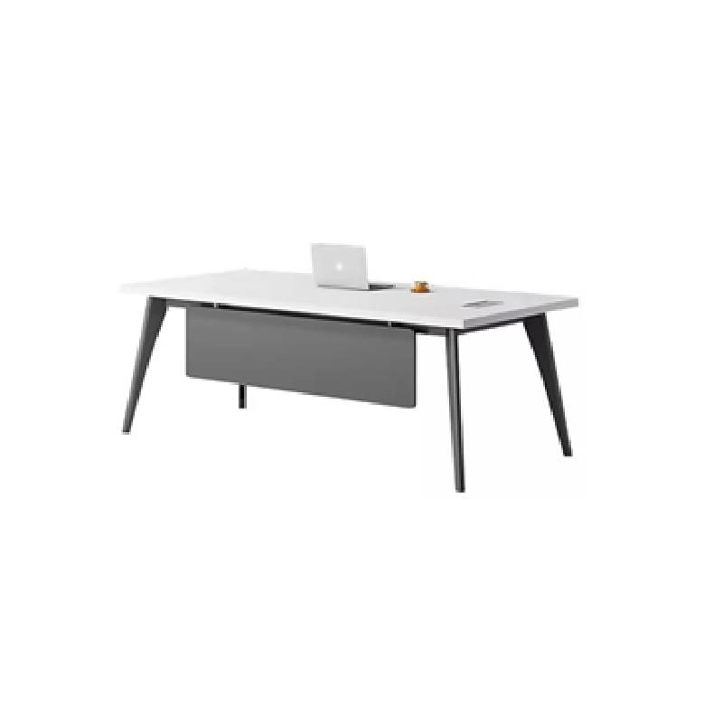 مكتب شاسيه معدني RICH بقرصة MDF إسباني 120×60 سم