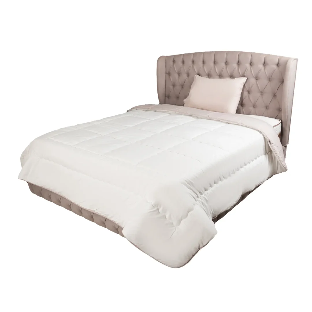 Forebed Duvet 235×180 Cm Double-Face Solid Mixed 3 Pieces Duvet+2 Pillowcases Dark Gray\ Coffee Double