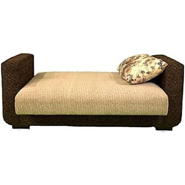a couch with a pillowانتريه الدورا كليك (كنبة ثلاثية+كنبة ثنائية + فوتية واحد)