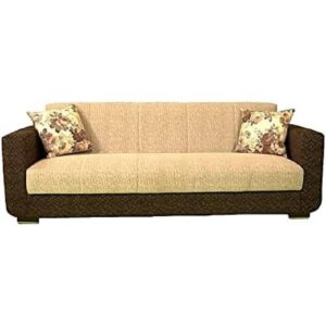 a couch with pillows on it