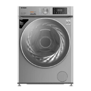 غسالة فريش 9 كيلو رمادي 1400 لفة انفرتر دفع مباشر موديل RPM-G1-S-17783 بتصميم عصري وموتور قوي عالي الكفاءة يوفر أداء غسيل ممتاز مع تقنيات حديثة لتوفير الطاقة وإزالة البقع بفعالية عالية.