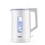 كاتل تانك سيف تاتش زجاجية 1.5لتر 1500وات إطار فضي DG-2338- SILVER