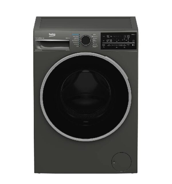 غسالة بيكو أوتوماتيك تحميل أمامي 12 كجم رمادي BWD12840MCI