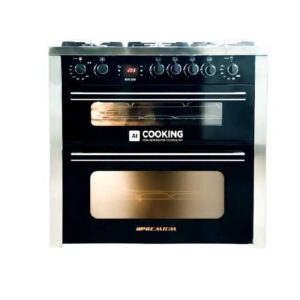 اشتري الان بوتجاز بريميم 90 سم دبل شيف اوتو كوك كنترول 2 فرن رأسى(فوق بعض) هيدروليك PRM69SS-1GC-511-ICPSF-DV