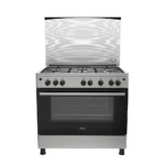 Zanussi Gas Cooker Steel Plus 5 Burners Stainless Steel - ZCG922A6XB