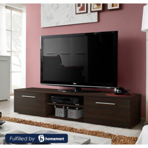 وحدة تلفزيون ببابين ورف - عرض 160 سم مصنوعة من MDF بطبقة HPL ant1114
