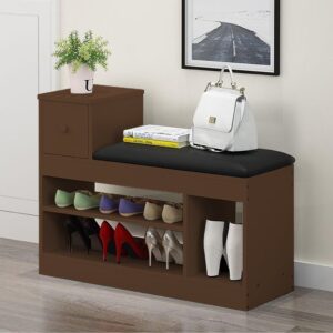 جزامة تحتوي على رفّين ودرج بتصميم مبطن ‏ant1106