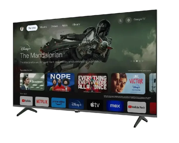 اشتري الان تلفزيون هاير 65 بوصة LED بدقة 4K باللون الأسود – H65K80EU