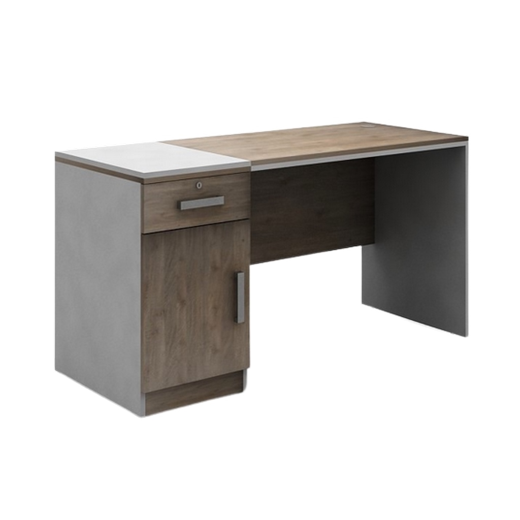 مكتب رمادي & بني عرض 120 سم ant.0114