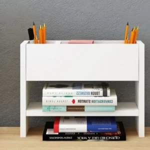 وحدة أرفف بتصميم مدمج باللون الأبيض بمقاس 40×12×30 سم SHL-40W