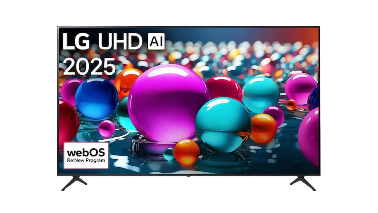 اشتري الان تلفزيون إل جي سمارت 50 بوصة بالريموت أسود 50UA84006LB