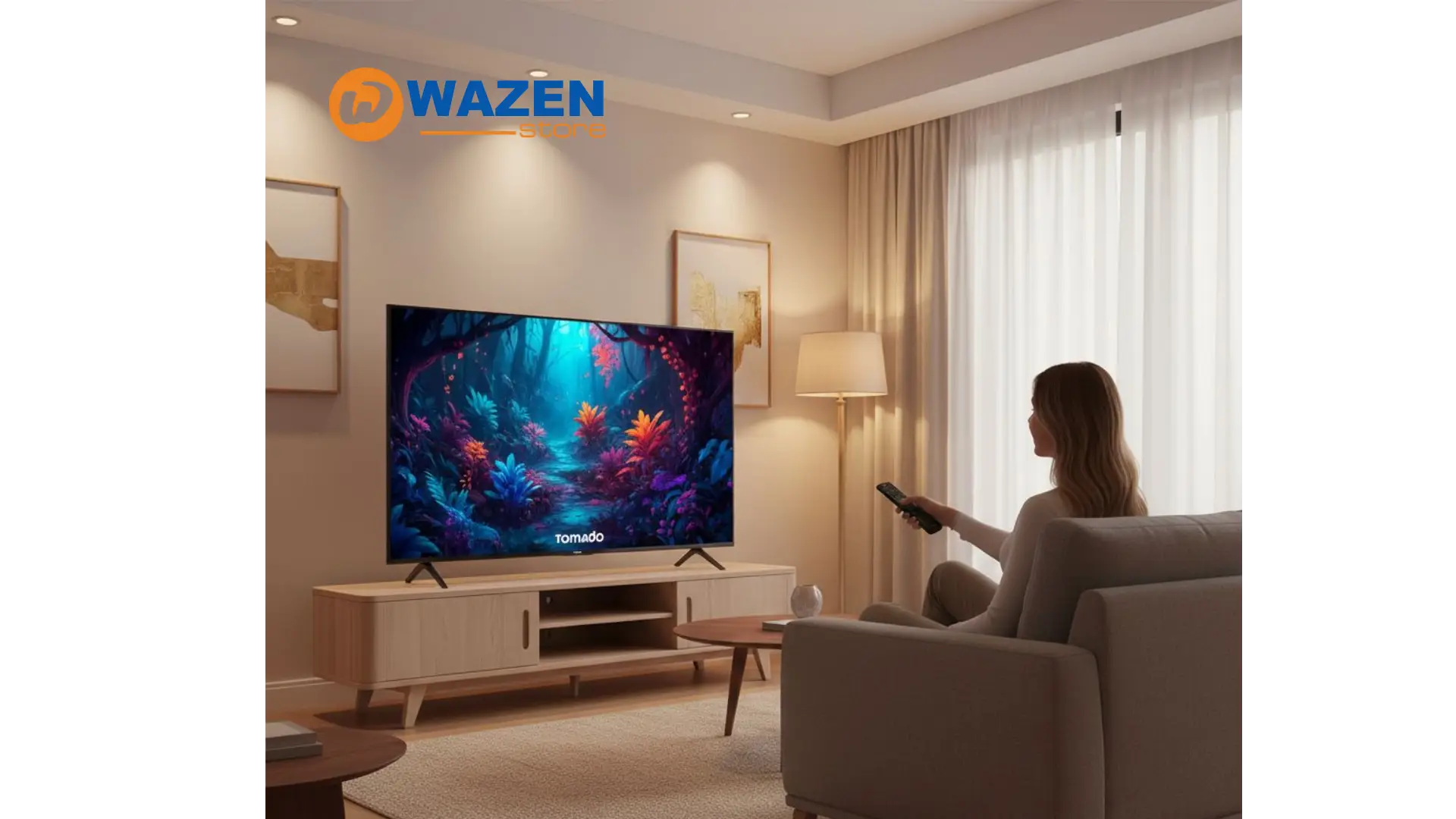 تفاصيل وأسعار شاشة تورنيدو 50 بوصة سمارت 4K في السوق المصري