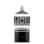 Kenwood Built-in Set (Gas Oven 60 cm OVG60.000SS + Built-in Gas Hob 90 cm 5 Burners HOB90.000SS + Built-in Hood 90 cm Stainless Steel HOD90.655SS  )