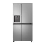 LG Refrigerator 638 Liters Inverter 2-Door Side by Side with Water Dispenser Silver GC-J257KLKW