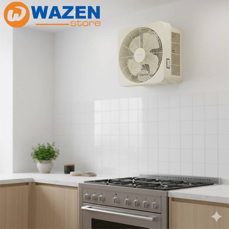 🔹 شفاط توشيبا 25 سم بالشبكة: الشكل، الصوت، واستهلاك الكهرباء