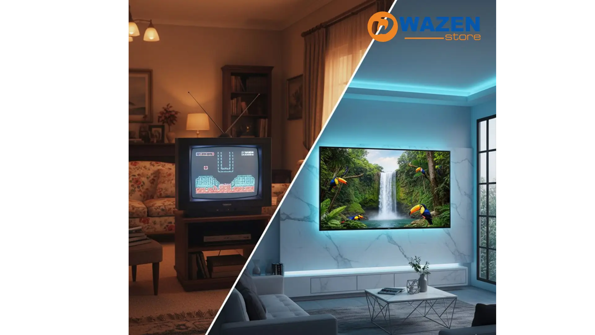 تليفزيون توشيبا بين الماضي والحاضر: الفرق بين الشاشات القديمة وشاشات توشيبا سمارت