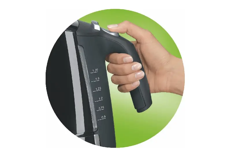 اشتري الان غلاية مياه 1.7 لتر 3000 وات أسود من براون WK500 ONYX-BK