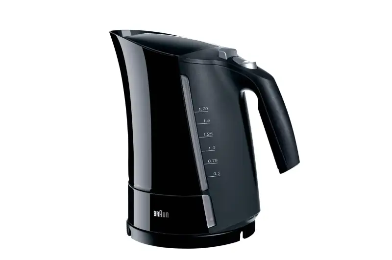 اشتري الان غلاية مياه 1.7 لتر 3000 وات أسود من براون WK500 ONYX-BK