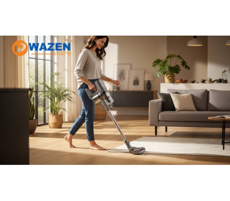 مكنسة لاسلكية: تجربة تنظيف أسرع وأخف من المكنسة التقليدية