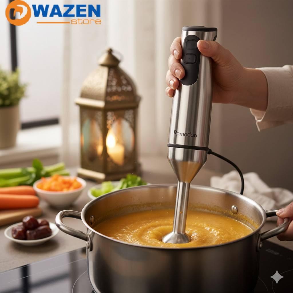 أفضل 5 وصفات لشوربة رمضان باستخدام الهاند بلندر