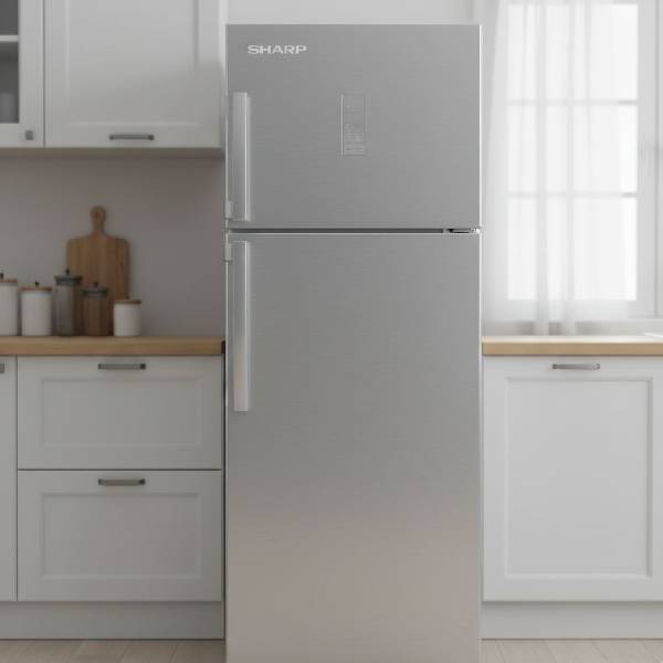 ثلاجة شارب 450 لتر ديجيتال لتخزين أكل أطول وتنظيم أسهل